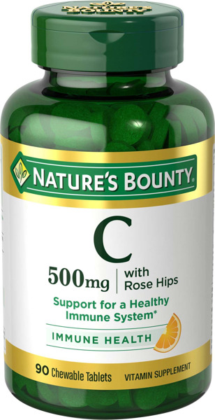 Imagen de NATURES BOUNTY VITAMINA C-500 MASTICABLE 500 mg [90 tab.]