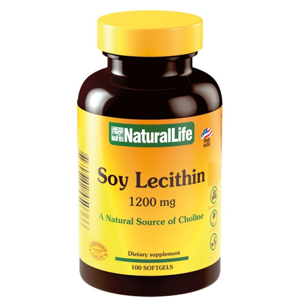 Imagen de NATURAL LIFE SOY LECITHIN SOFTGELS 1200 mg [100 tab.]