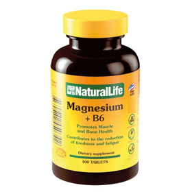 Imagen de NATURAL LIFE MAGNESIUM + B6 [100 tab.]