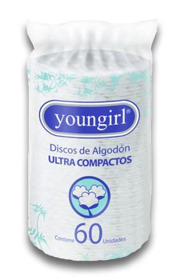 Imagen de YOUNGIRL DISCOS DE ALGODON [60 uni.]