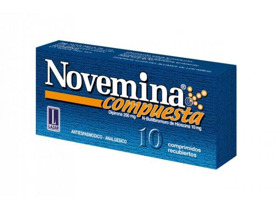 Imagen de NOVEMINA COMPUESTA ESPASMO 250+10mg [10 comp.]