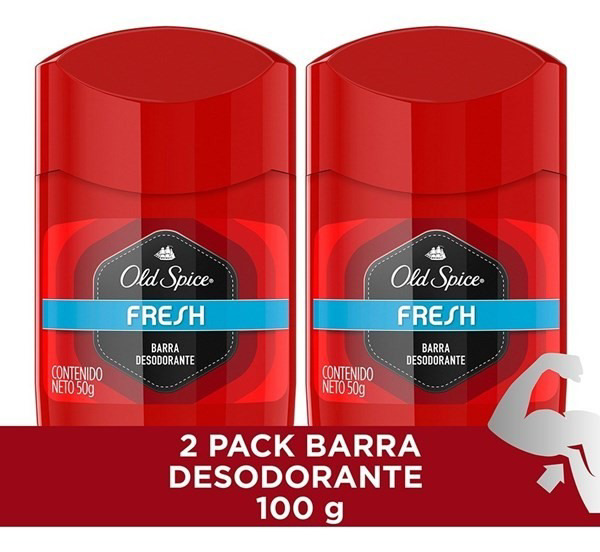 Imagen de OLD SPICE BARRA DEO FRESH PACK [50+50gr]