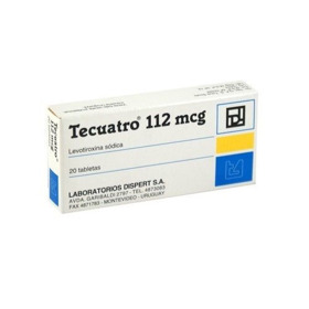 Imagen de TECUATRO 112 112 mcg [20 tab.]