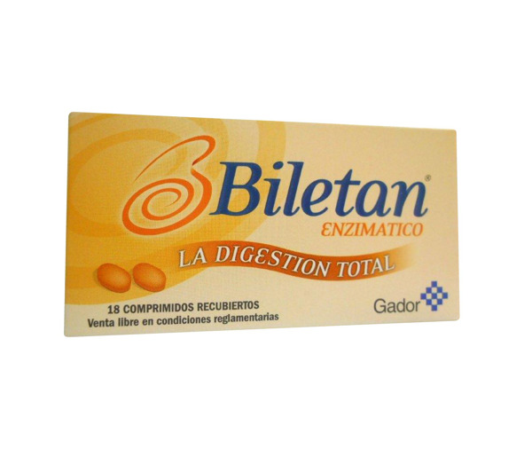 Imagen de BILETAN ENZIMATICO [18 comp.]