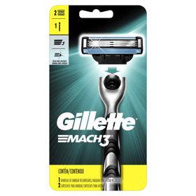 Imagen de GILLETTE MACH 3 REGULAR MAQUINA+2 REPUESTOS PACK [1+2 uni.]