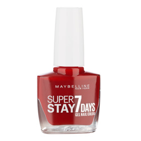 Imagen de MAYBELLINE ESMALTE GEL SUPER STAY 7 DIAS 06 DEEP RED [14 ml]