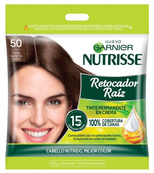 Imagen de NUTRISSE RETOCADOR RAIZ 50 CASTAÑOS CLAROS [20gr+20ml]