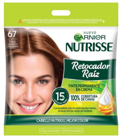 Imagen de NUTRISSE RETOCADOR RAIZ 67 CASTAÑOS CHOCOLATES [20gr+20ml]