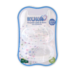 Imagen de KUKA CEPILLO DE DIENTES SILICONA CON PROTECTOR [1 uni.]