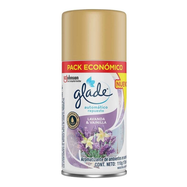 Imagen de GLADE AUTOMATICO LAVANDA Y VAINILLA REPUESTO ECONOMICO [170 ml]