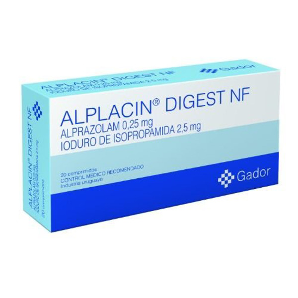 Imagen de ALPLACIN DIGEST NF 0.25+2.5mg [20 comp.]