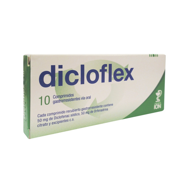 Imagen de DICLOFLEX 50+50mg [10 comp.]