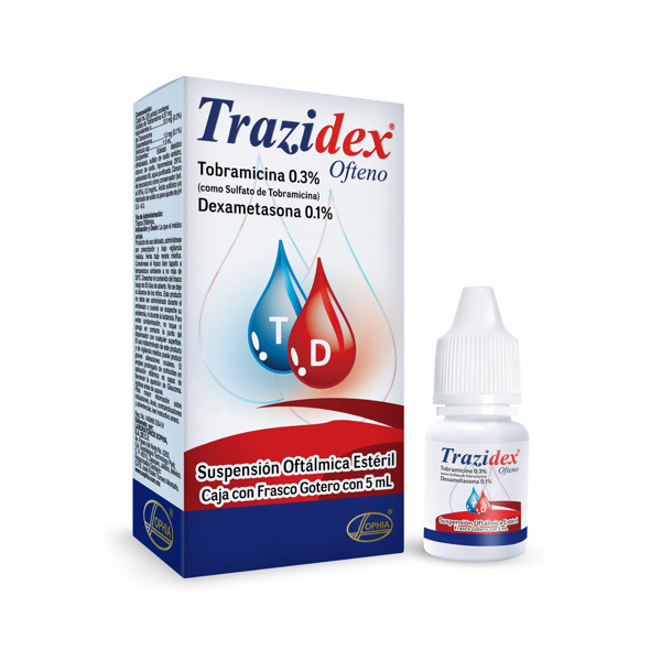 Imagen de TRAZIDEX OFTENO 0.3+0.1% [5 ml]