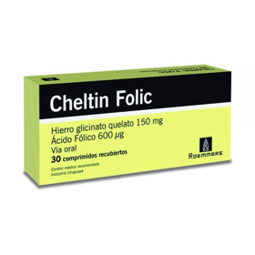 Imagen de CHELTIN FOLIC 150mg+600mcg [30 comp.]