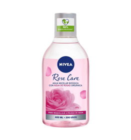 Imagen de NIVEA FACE CARE AGUA MICELAR BIFASICA ROSE [400 ml]