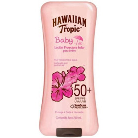 Imagen de HAWAIIAN BABY LOCION PROTECTORA BEBES 50 fps [240 ml]