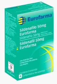 Imagen de SILDENAFIL EUROFARMA 50 50 mg [4 comp.]