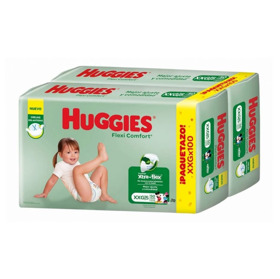 Imagen de HUGGIES FLEXI COMFORT PACK AHORRO XXG [100 uni.]