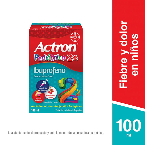 Imagen de ACTRON PEDIATRICO 2 2 % [100 ml]