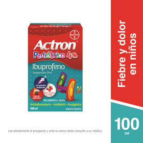 Imagen de ACTRON PEDIATRICO 4 4 % [100 ml]