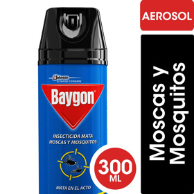 Imagen de BAYGON AEROSOL MOSCAS Y MOSQUITOS [300 cc]