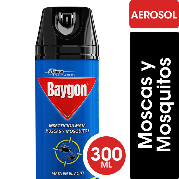 Imagen de BAYGON AEROSOL MOSCAS Y MOSQUITOS [300 cc]