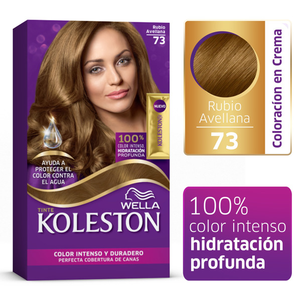 Imagen de KOLESTON KIT RUBIO AVELLANA 73 [50gr+50+40+22ml]