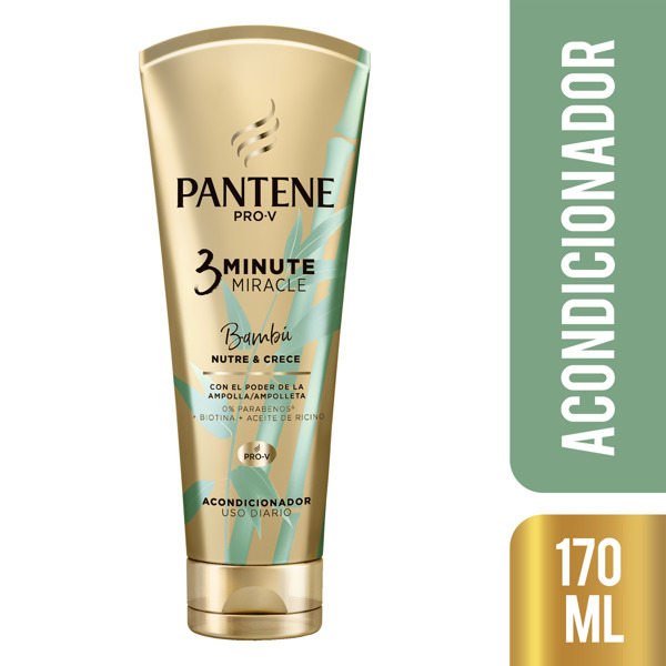 Imagen de PANTENE AC. 3 MINUTE MIRACLE BAMBU [170 ml]