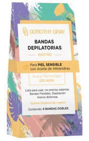 Imagen de DOROTHY GRAY BANDAS DEPILATORIAS FACIAL SENSIBLE 6 PARES [12 uni.]