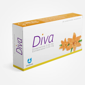 Imagen de DIVA 3+0.03mg [28 comp.]