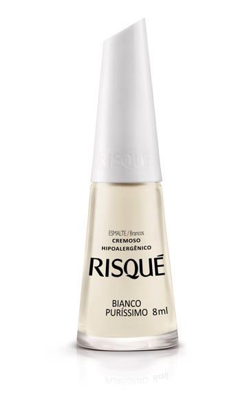 Imagen de RISQUE ESMALTE CREMOSO BIANCO PURISSIMO [8 ml]