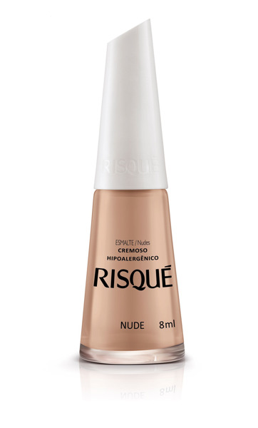 Imagen de RISQUE ESMALTE CREMOSO NUDE [8 ml]