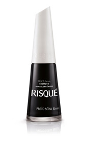 Imagen de RISQUE ESMALTE CREMOSO PRETO SEPIA [8 ml]