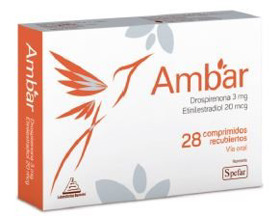 Imagen de AMBAR 3+0.02mg [28 tab.]