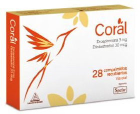 Imagen de CORAL 3+0.03mg [28 tab.]