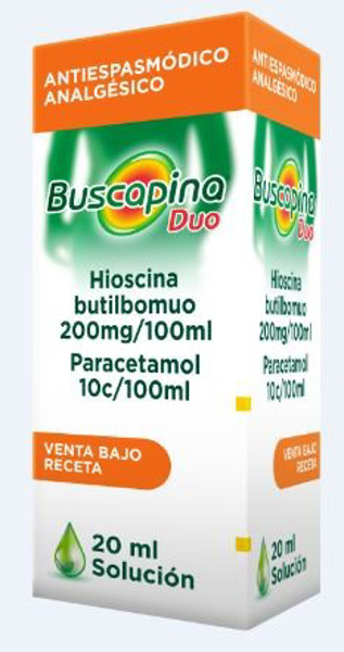 Imagen de BUSCAPINA DUO GOTAS .2g+100mg/ml [20 ml]