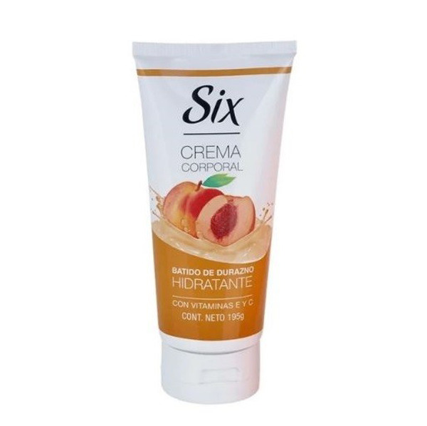 Imagen de SIX CORPORAL CREMA BATIDO DE DURAZNO [195 gr]