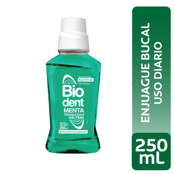 Imagen de BIO DENT ENJUAGUE DIARIO MENTA [250 ml]