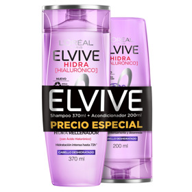 Imagen de ELVIVE SH. HIALURONICO +AC. PACK [370+200ml]