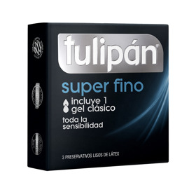 Imagen de TULIPAN SUPER FINO+GEL LUBRICANTE [3 uni.]