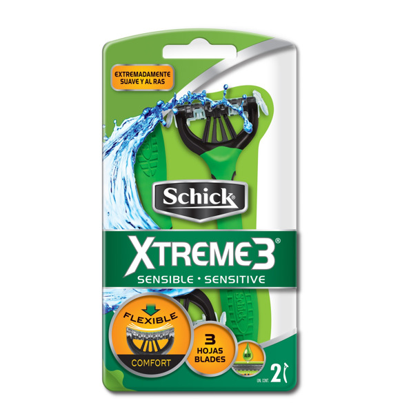 Imagen de SCHICK XTREME 3 MEN PIEL SENSIBLE [2 uni.]