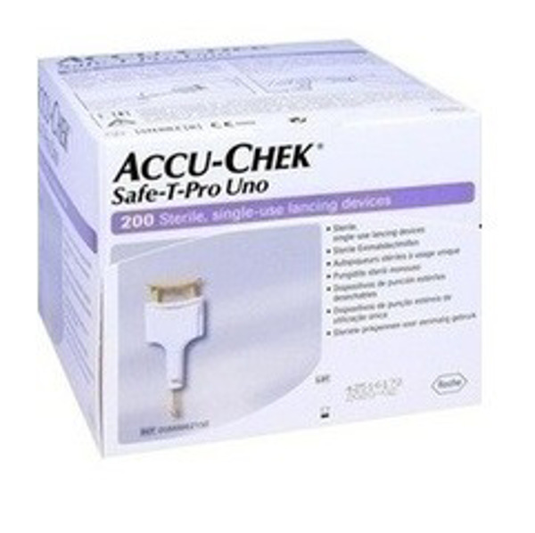 Imagen de ACCUCHEK SAFE T PRO UNO LANCETAS [200 uni.]