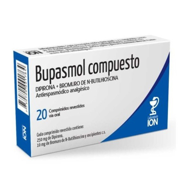 Imagen de BUPASMOL COMPUESTO 10+250mg [20 comp.]