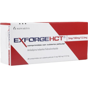 Imagen de EXFORGE HCT 160/5/12.5 160/5/12.5mg [28 comp.]