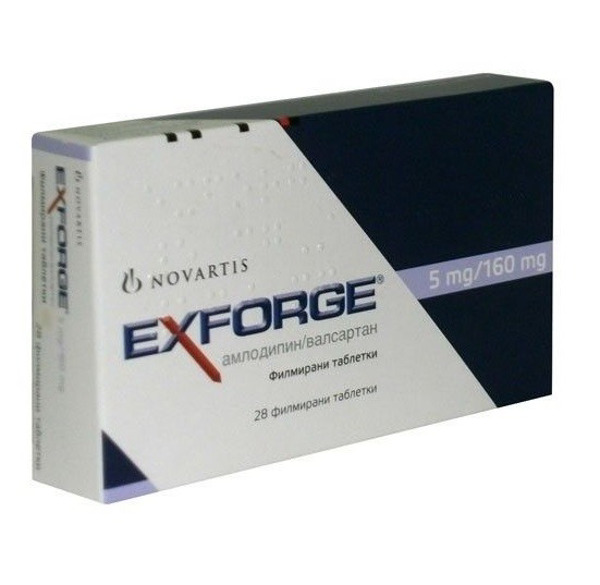 Imagen de EXFORGE 160/5 160/5mg [28 comp.]