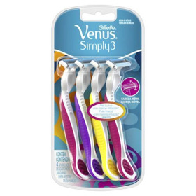 Imagen de GILLETTE VENUS 3 DESECHABLE SIMPLY ROSA [4 uni.]