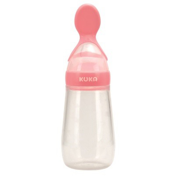 Imagen de KUKA MAMADERA DOSIFICADORA 100% SILICONA ROSA [125 ml]
