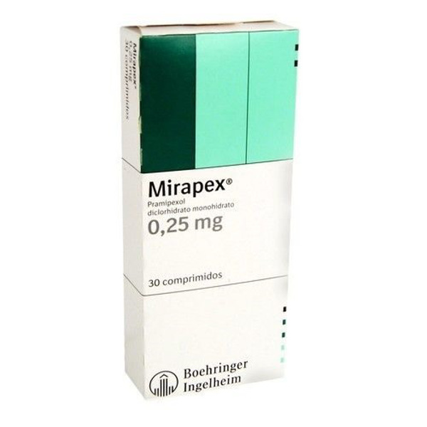 Imagen de MIRAPEX 0.25 0,25 mg [30 comp.]