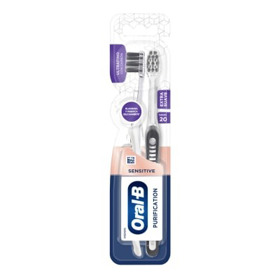 Imagen de ORAL B CEPILLO WHITENING PURIFICATION PACK 2X1 SUAVE [2 uni.]