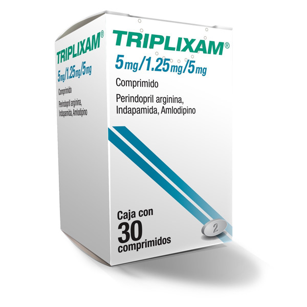 Imagen de TRIPLIXAM  5/1.25/5 5+1,25+5mg [30 comp.]